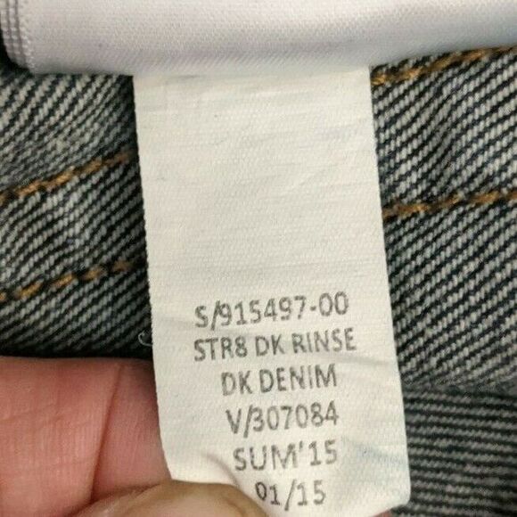 GAP Kids Straight Leg Jeans  Boys Size 10 reg  Dark Rinse  BTS School Jeans - Picture 10 of 10